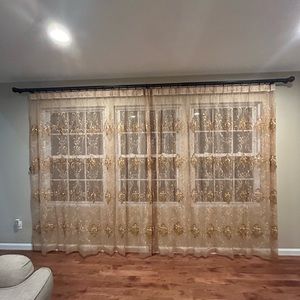 Used custom made curtains